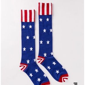 America thigh high socks